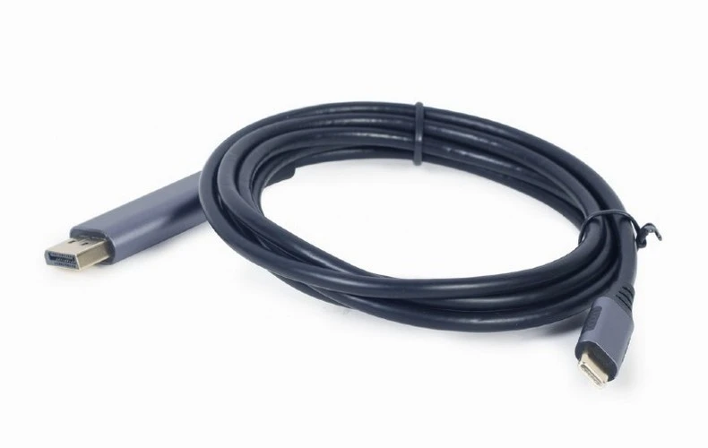 Видеокабель cablexpert cc-usb3c-dpf-01-6, usb type-c (m) - displayport (f), 1,8м, серый 3