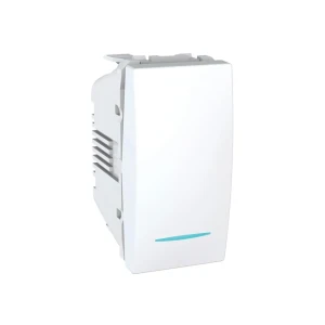 Întrerupător modular cu revenire unica 10 a 220 - 240 v alb schneider-electric