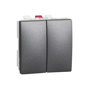 Выключатель mgu3.211.12 unica 10 a 230 в графитовый schneider-electric