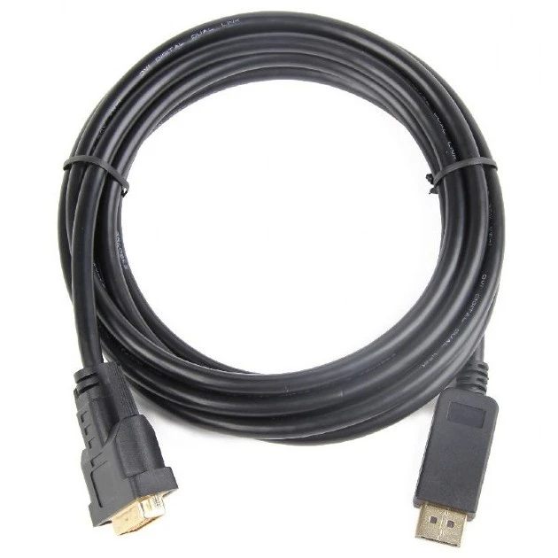 Cablu video cablexpert cc-dpm-dvim-6, displayport (m) - dvi-d (m), 1,8m, negru 6