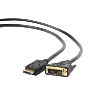 Cablu video cablexpert cc-dpm-dvim-6, displayport (m) - dvi-d (m), 1,8m, negru Thumbnail 3