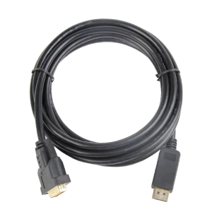 Cablu video cablexpert cc-dpm-dvim-6, displayport (m) - dvi-d (m), 1,8m, negru Thumbnail 4