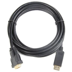 Cablu video cablexpert cc-dpm-dvim-6, displayport (m) - dvi-d (m), 1,8m, negru Thumbnail 6
