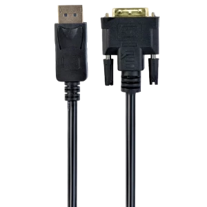 Cablu Video Cablexpert CC-DPM-DVIM-3M, DisplayPort (M) - DVI-D (M), 3m, Negru