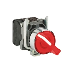 Întrerupător schneider-electric xb4bk124b5 2p 24 v 10 a ip65 roșu