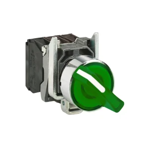 Întrerupător schneider-electric xb4bk123b5 2p 24 v 10 a ip65 verde