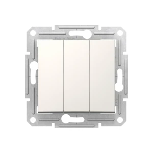 Întrerupător triplu sedna 10 a 250 v crem schneider-electric Thumbnail 1