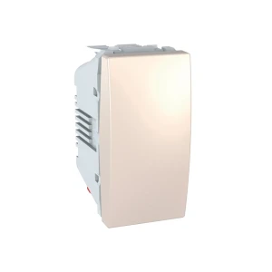 Переключатель проходной unica 10 a 250 в слоновая кость schneider-electric