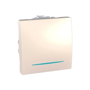 Переключатель проходной mgu3.203.25n unica 10 a 230 в слоновая кость schneider-electric
