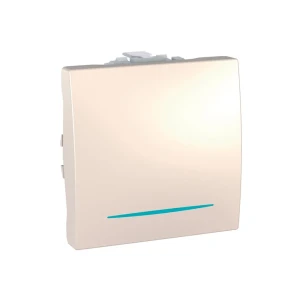 Întrerupător unitar cu indicator unica 10 a 250 v fildeș schneider-electric
