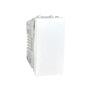 Выключатель одноклавишный с возвратом unica 10 a 250 в белый schneider-electric