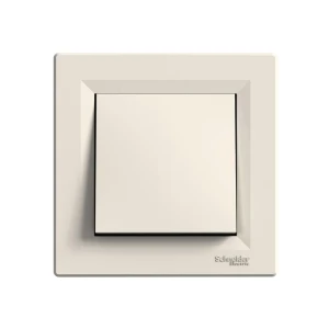 Выключатель одноклавишный eph0100123 asfora 10 a 250 в кремовый schneider-electric