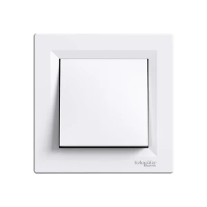Выключатель одноклавишный eph0100221 asfora 10 a 250 в белый schneider-electric