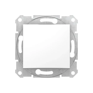 Выключатель одноклавишный sdn0100121 sedna 10 a 250 в белый schneider-electric