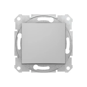 Выключатель одноклавишный sdn0100160 sedna 10 a 250 в алюминий schneider-electric