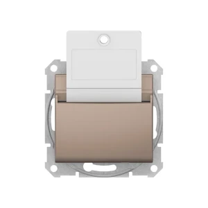 Переключатель карточный sedna 10 a 250 в титановый schneider-electric