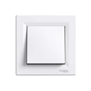 Выключатель одноклавишный проходной eph0400121 asfora 10 a 250 в белый schneider-electric