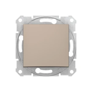Выключатель одноклавишный проходной sedna 10 a 250 в титановый schneider-electric Thumbnail 1