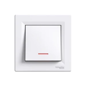 Întrerupător unitar cap-scară asfora 10 a 250 v alb schneider-electric