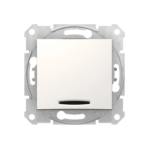 Întrerupător unitar cap-scară sedna 10 a 250 v crem schneider-electric