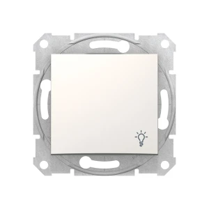 Выключатель с возвратом sedna 10 a 250 в кремовый schneider-electric