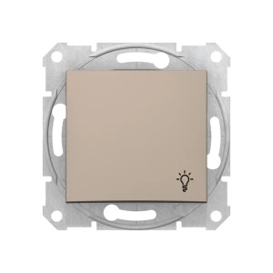 Întrerupător unitar cu revenire sedna 10 a 250 v titan schneider-electric