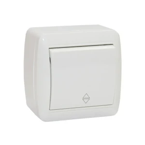 Întrerupător unitar cap-scară 10 a 230 v alb elmos
