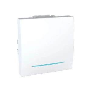 Переключатель перекрёстный unica unica 10 a 250 в белый schneider-electric