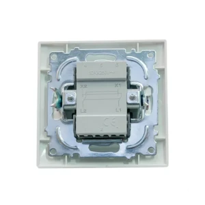 Переключатель одноклавишный перекрёстный jasmin 10 a 230 в белый elmos Thumbnail 2