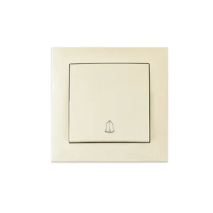 Întrerupător unitar cu revenire rosa 10 a 220 - 240 v crem elmos