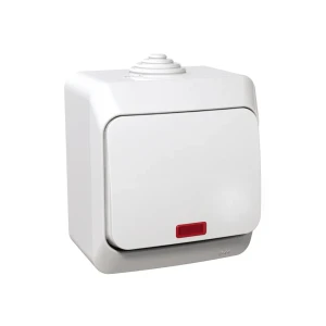 Întrerupător unitar cu indicator cedar plus 250 a 250 v alb schneider-electric