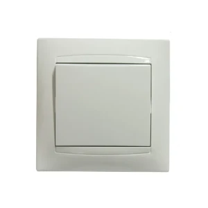 Întrerupător unitar jasmin 10 a 230 v alb elmos