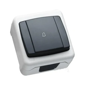 Переключатель звонок nemliyer 10 a 250 в серый makel