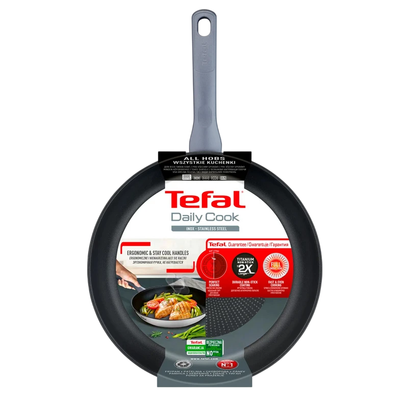Tigaie tefal g7300555, 26cm, oțel inoxidabil 3