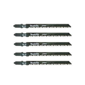 Набор полотен по дереву и пластику для лобзика no.58 105 mm 5 шт. makita