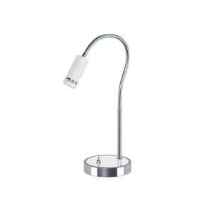 Lampă de masă hl 006l 3 w 220 - 240 v b15 alb metal horoz