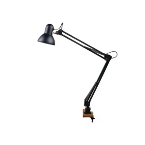 Lampă de masă hl 074 60 w 220 - 240 v e27 negru metal horoz