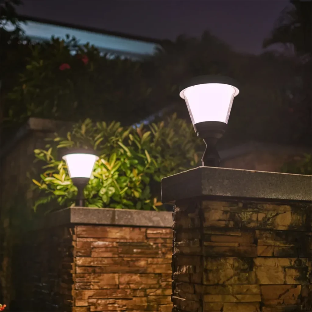 Lampă de grădină cu panou solar elmos 20hl-gl10 4.5 w 4500 k 450 lm ip65 2