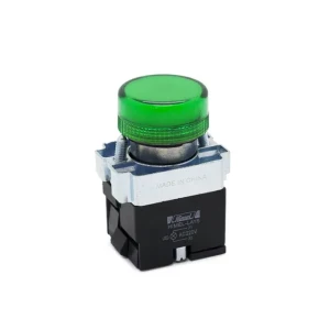 Сигнальная лампа himel hlay5bvm3l 220 в ip65 зелёный