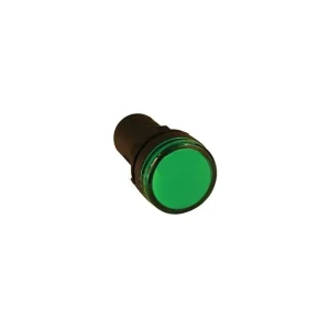 Сигнальная лампа ad16ds 1p 220 в 10 a ip40 зелёный iek