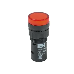 Lampă signal iek ad22-ds 1p 12 v 5 a ip40 roșu