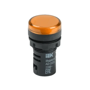 Lampă signal iek ad22-ds 1p 230 v 20 ma ip65 orange Thumbnail 1