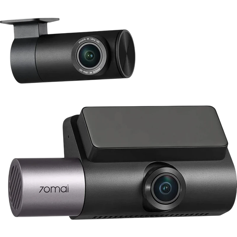 Set dash cam față și spate 70mai t800 + rear cam rc41, negru 2