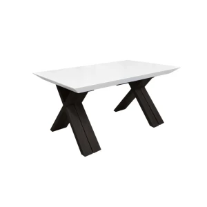 Masa madrid~white top+black legs