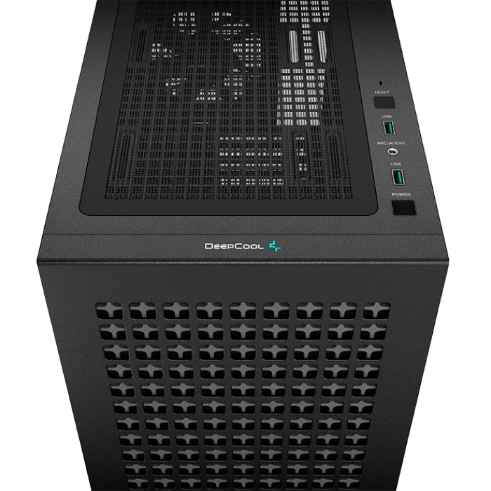 Carcasă pc deepcool ch370, mini-tower, fără psu, negru 4