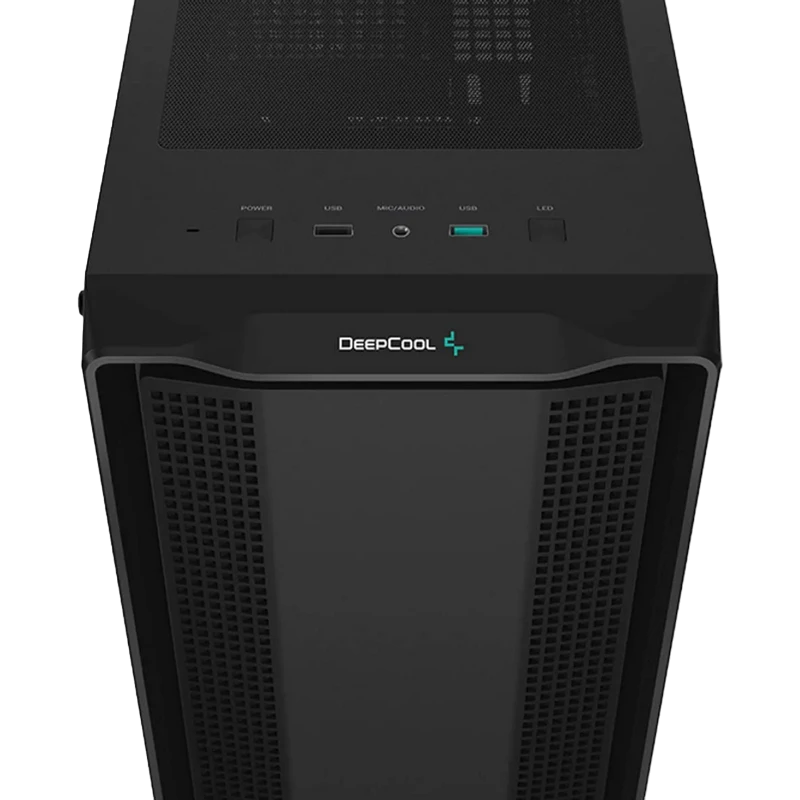 Компьютерный корпус deepcool cc560 limited v2, midi-tower, без блока питания, чёрный 10