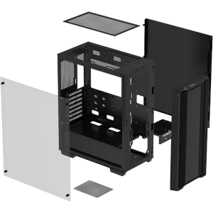 Компьютерный корпус deepcool cc560 limited v2, midi-tower, без блока питания, чёрный Thumbnail 13
