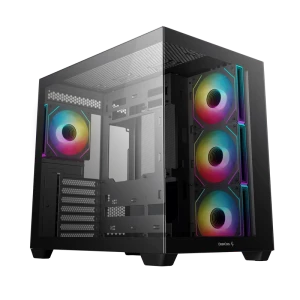Компьютерный корпус Deepcool CG530 4F, Midi-Tower, Без блока питания, Чёрный