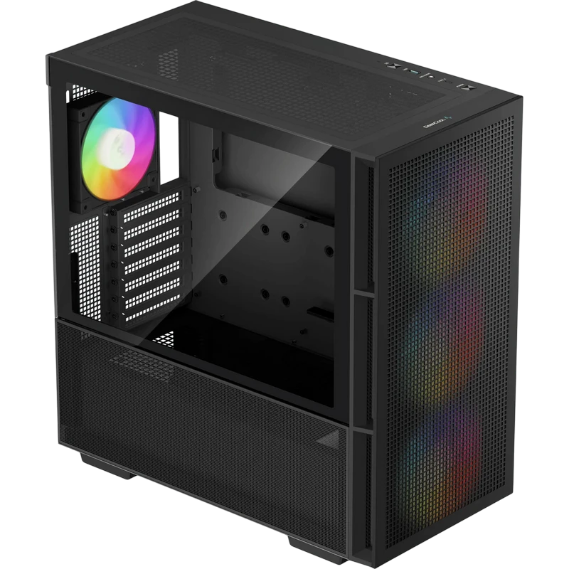 Компьютерный корпус deepcool ch560, midi-tower, без блока питания, чёрный 5