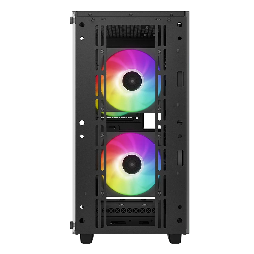 Компьютерный корпус deepcool cc360 argb, midi-tower, без блока питания, чёрный 7